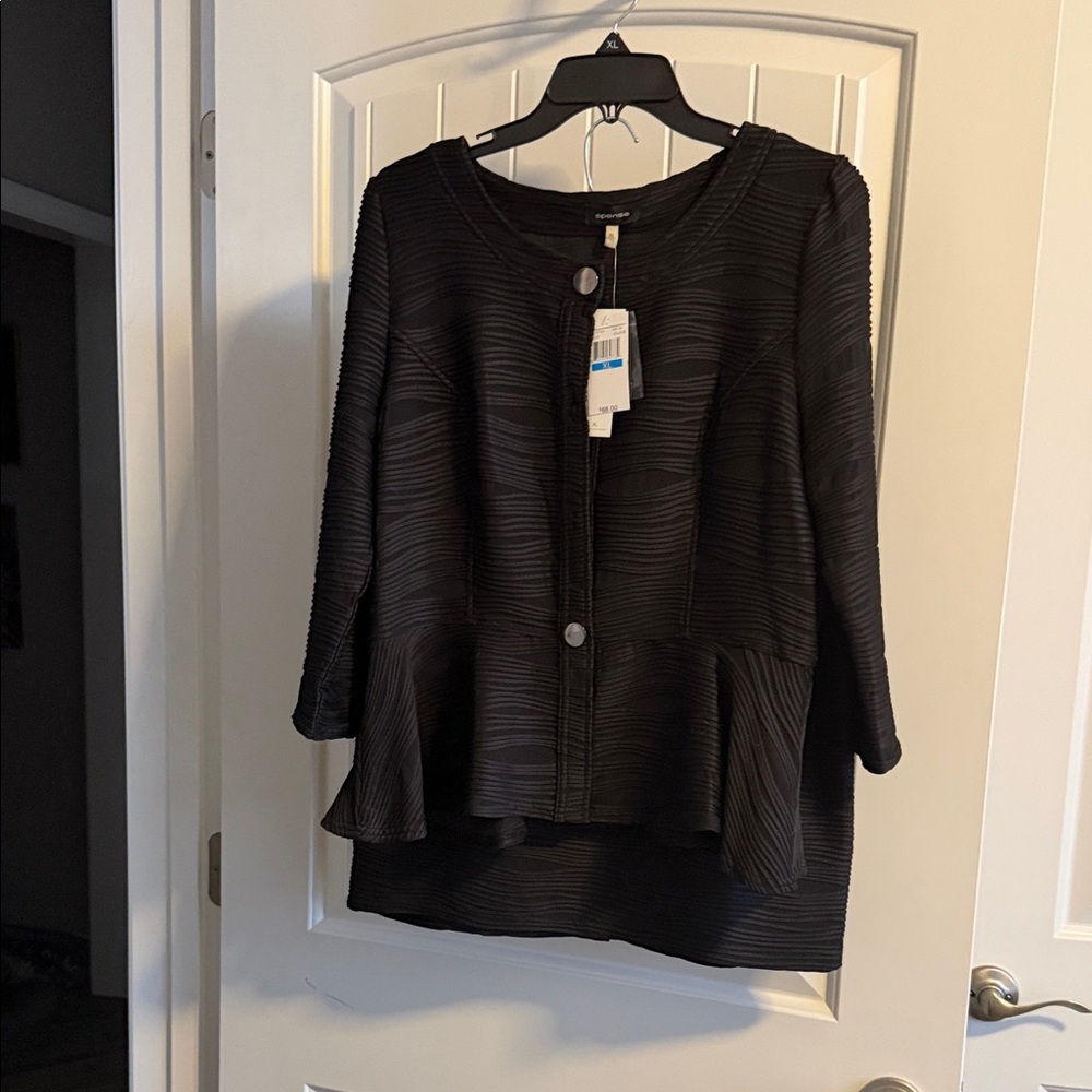 Elegant Black Women's 2 piece dress